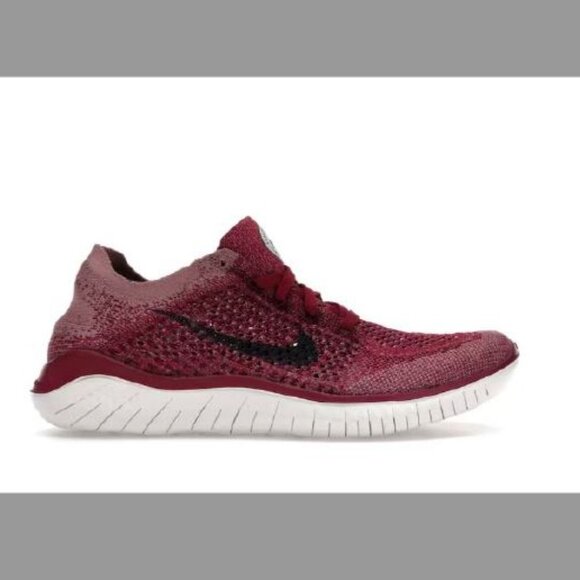 NWOT Like New Nike Free Flyknit 2018 Raspberry Red Size 9.5 - Picture 2 of 6